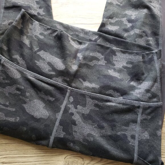 Fabletics Highwaisted Gray Camo Leggings - Picture 15 of 16